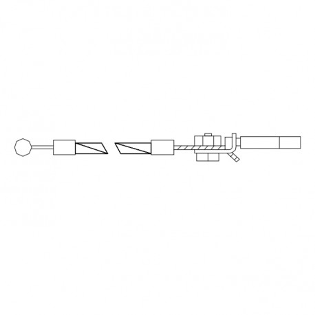 Conjunto cable Sturmey cable negro 1570x1420 mm