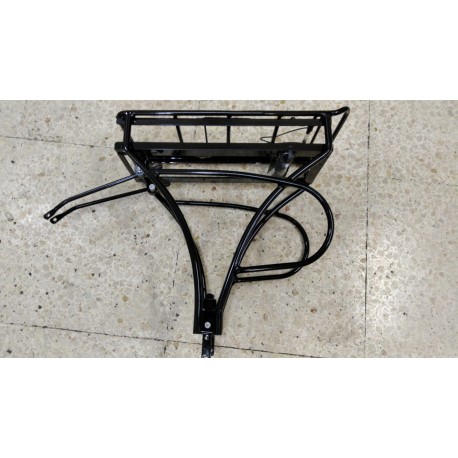 Portaequipajes bicicleta trasero aluminio para bateria Megamo TOP CITY