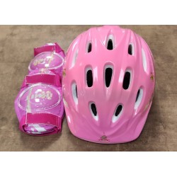 Casco UMIT niña color rosa con protecciones