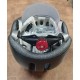 Casco Polispor negro con visera y luz trasera 54-58cm