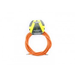 Funda de cable acero laminado color naranja