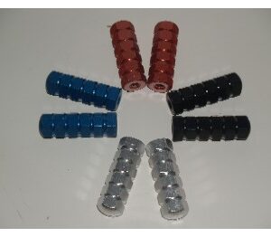 Apoyapies bicicleta delanteros aluminio 8mm, juego