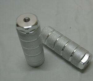 Apoyapies bicicleta aluminio trasero rosca 9.5mm, juego