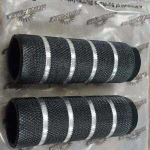Apoyapies bicicleta aluminio trasero rosca 9.5/12mm, juego