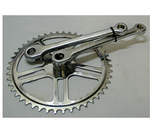 Biela con plato + izquierda acero 170x46z eje chaveta O