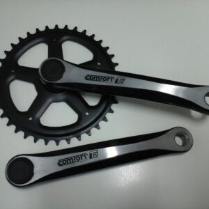 Biela con plato + izquierda aluminio 38z 170mm