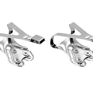 Calapie pedal metalico Shimano para correa, juego