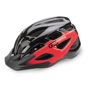 Casco bicicleta Ges Modelo Varik talla L color Rojo-Negro-Blanco