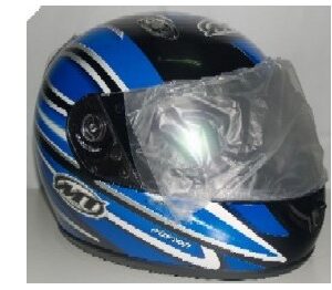 Casco MT modelo Paddock Talla M Color Negro/Azul