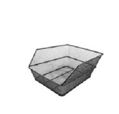 Cesta bicicleta trasera al portaequipajes metalica