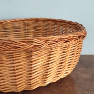 Cesta bicicleta mimbre grande sin soportes