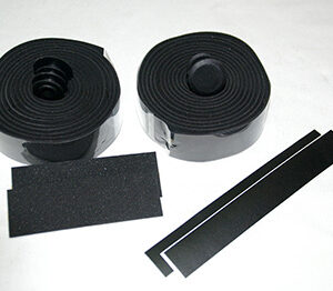 Cinta manillar bicicleta corcho color negra