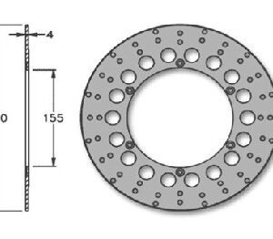 Disco freno delantero Aprilia RS-50 hasta '98
