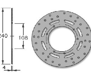 Disco freno Delantero Derbi Senda-R 2000