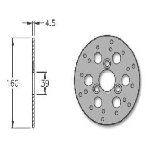 Disco freno Delantero Honda SFX/SXR-50
