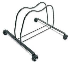 Expositor soporte bicicleta con ruedas