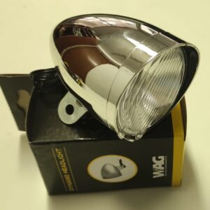 Faro bicicleta antiguo a la dinamo cromado