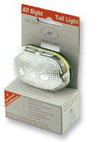 Faro delantero al manillar para pilas con 4 funciones