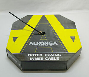 Funda cable 5mm negra, metro