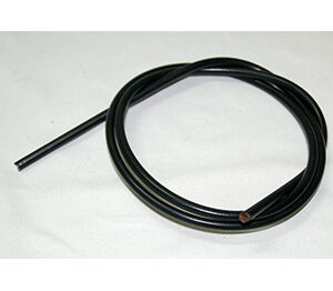 Funda cable 6mm negro, metro