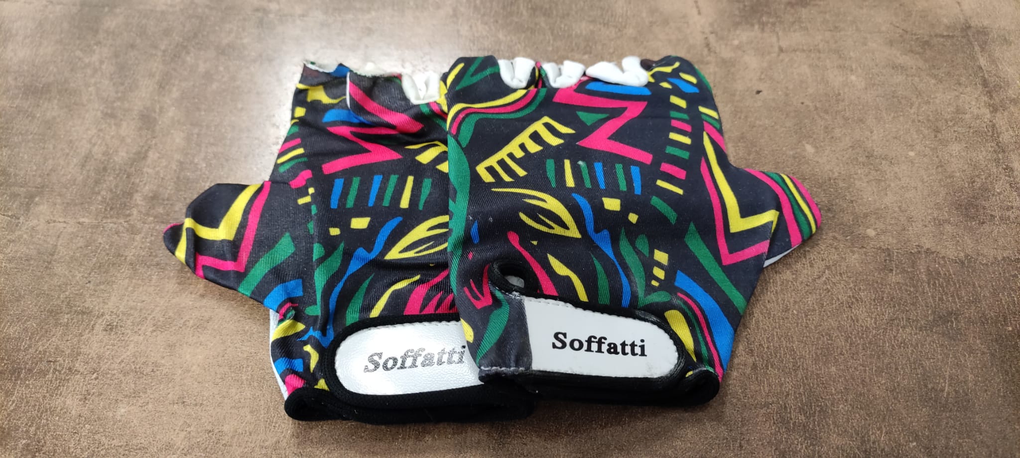 Guantes ciclista cortos licra varias tallas economicos - Imagen 2