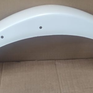 Guardabarros delantero plastico color blanco