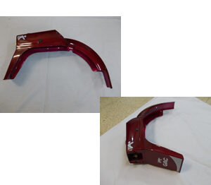 Guardabarros trasero Mobylette Onix-Coma granate