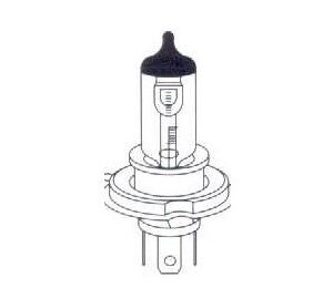 Lámpara Bosch H-4 12v 60/65w Halogena