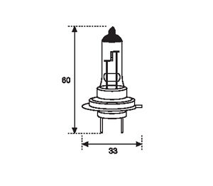 Lámpara Bosch H-7 12V55w