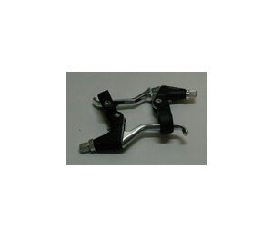 Maneta freno bicicleta 3 dedos aluminio, juego