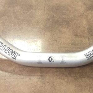 Manillar bicicleta Downhill aluminio plata 25.4mm