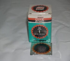 Parches Tip Top numero 1, caja 30 unidades