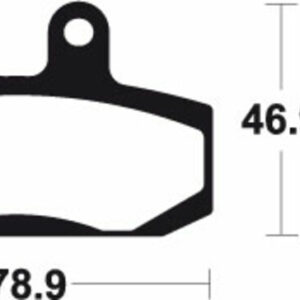 Pastilla freno disco Honda Bali 50/100cc ME196, juego