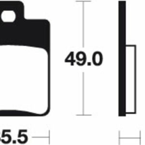 Pastilla freno disco Gilera-Peugeot-Piaggio-otros... ME224, juego