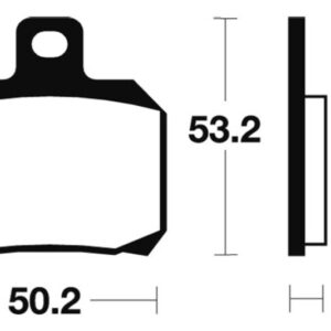 Pastilla freno disco Aprilia-Derbi-Malaguti-MBK-Peugeot-otros ME230, juego