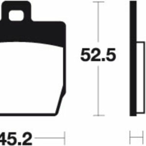 Pastilla freno disco MBK - Yamaha ME231, juego