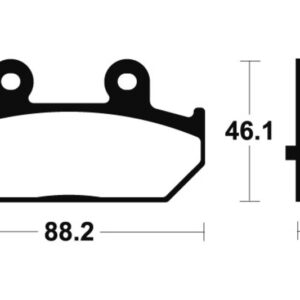 Pastilla freno disco  sinterizadas Suzuki Burgman, juego