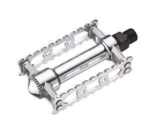Pedal bicicleta paseo aluminio rosca italiana, juego