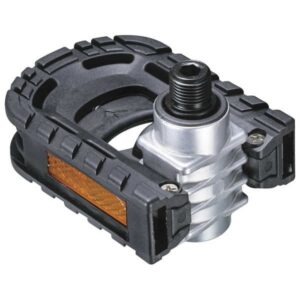 Pedal bicicleta paseo aluminio plegable rosca italiana, juego