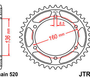 Plato arrastre Aprilia 600/650 41z