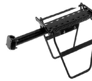 Portaequipajes bicicleta trasero aluminio a la tija de sillin