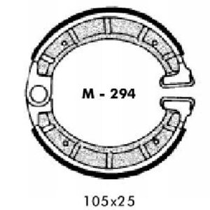 Zapata freno Derbi, juego