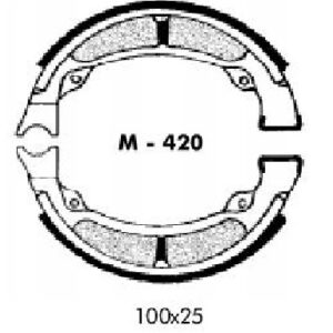 Zapata freno Hyosung - Suzuki, juego