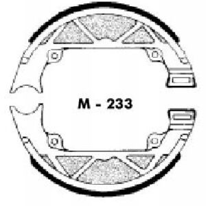 Zapata freno delantero Mobylette, juego