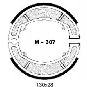 Zapata freno Trasera Aprilia - Yamaha, juego