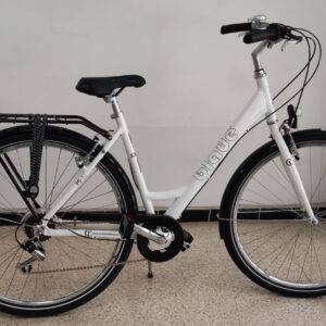 Bicicleta Blaue paseo 28" frenos V-Brake 6 velocidades Blanca