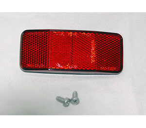 Reflectante bicicleta trasero al portaequipajes