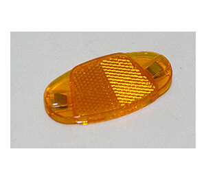 Reflectante bicicleta rueda color naranja