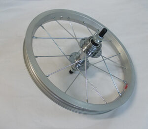 Rueda trasera bicicleta 350A piñon rosca 1 velocidad