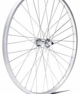 Rueda delantera aluminio económica 26" eje tuercas